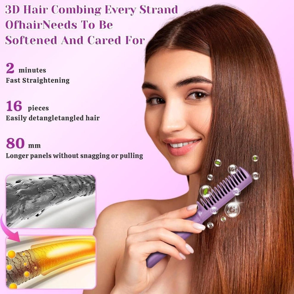 Rechargeable Hot Comb Hair Straightener