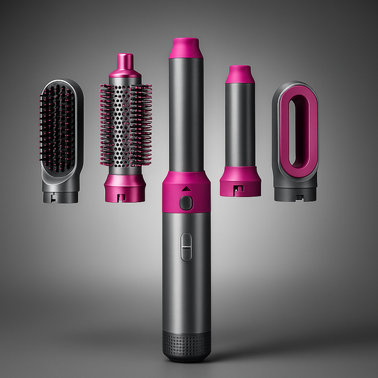 5-in-1 Detachable Hot Air Brush & Hair Dryer Comb