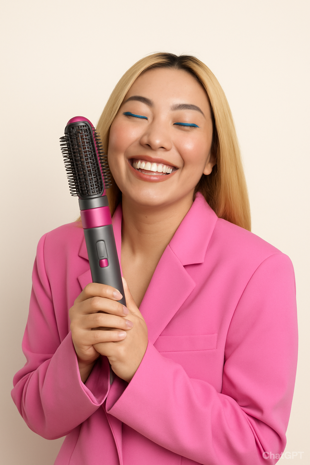 5-in-1 Detachable Hot Air Brush & Hair Dryer Comb