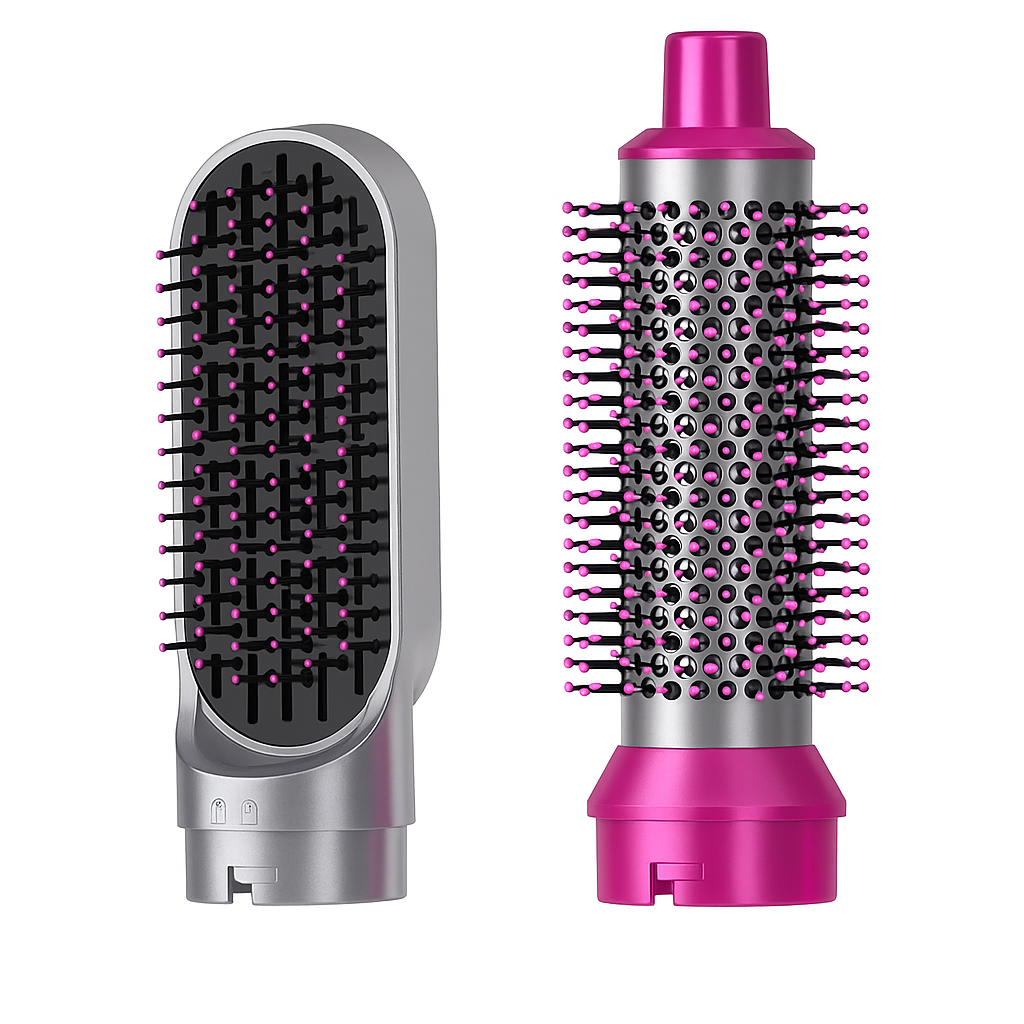 5-in-1 Detachable Hot Air Brush & Hair Dryer Comb